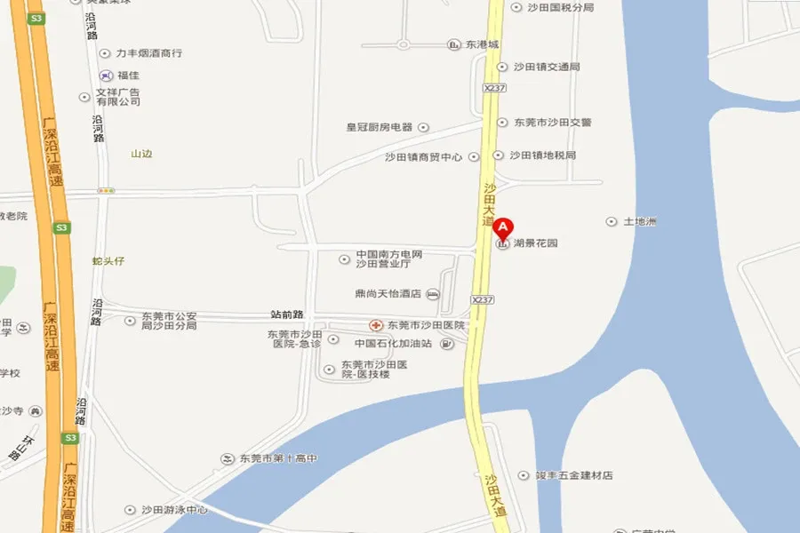 信鸿蔚蓝海岸交通图