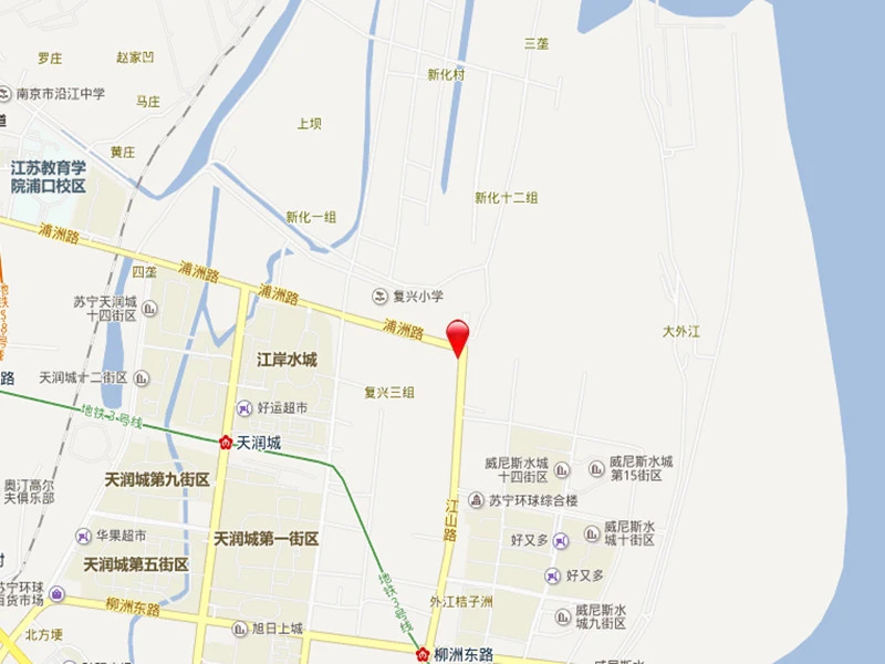 润泰花园交通图