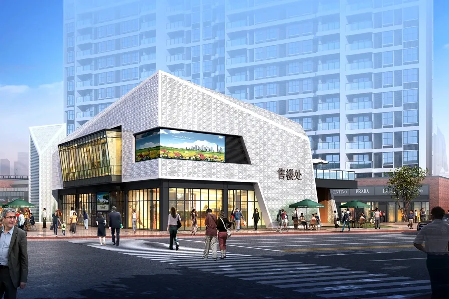 保利西江月项目售楼处效果图-南京搜房网