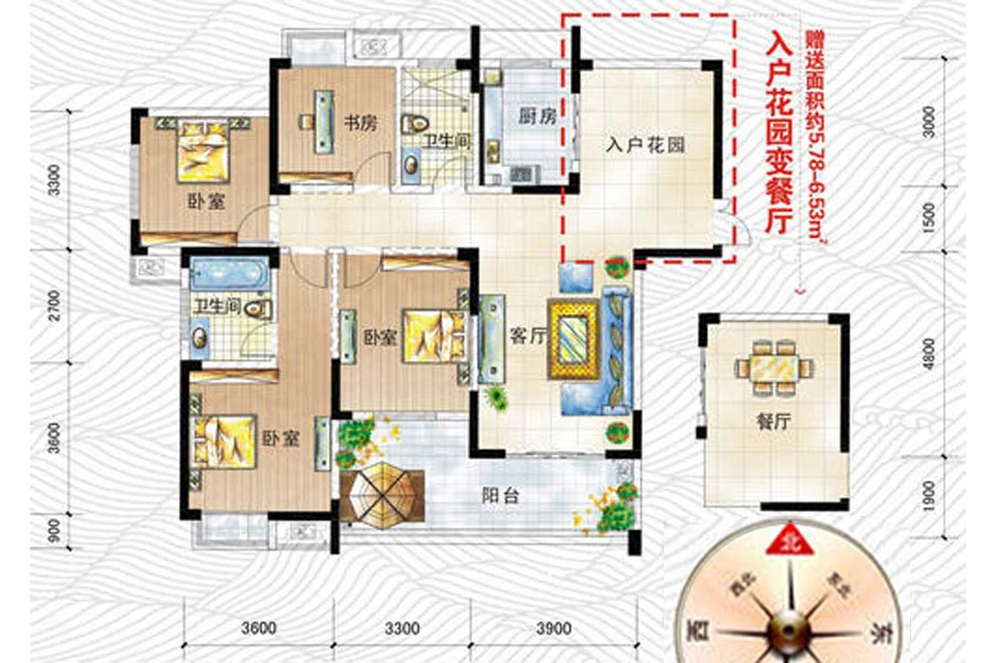 观湖园一期逸湖半岛户型图