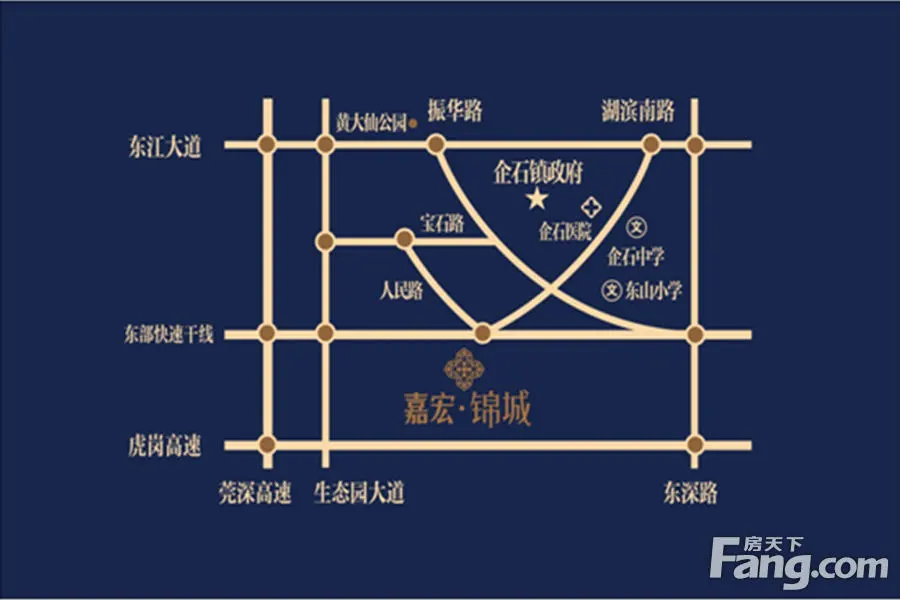 嘉宏锦城交通图