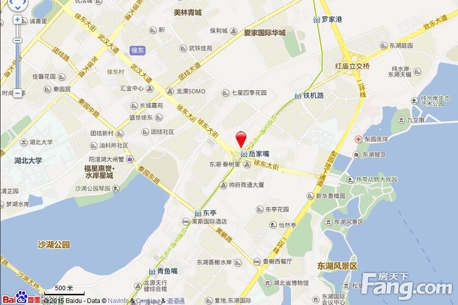 V7星公馆电子地图-武汉搜房网