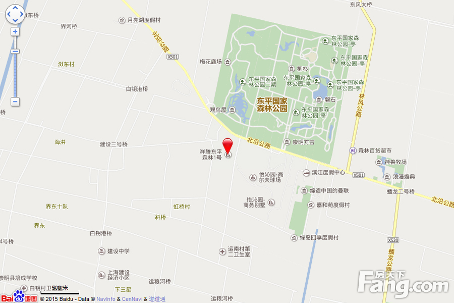 祥腾东平森林1号电子地图图片