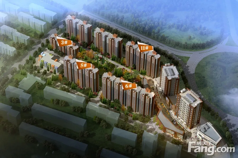 当代北辰悦MOMA楼栋效果图-北京搜房网