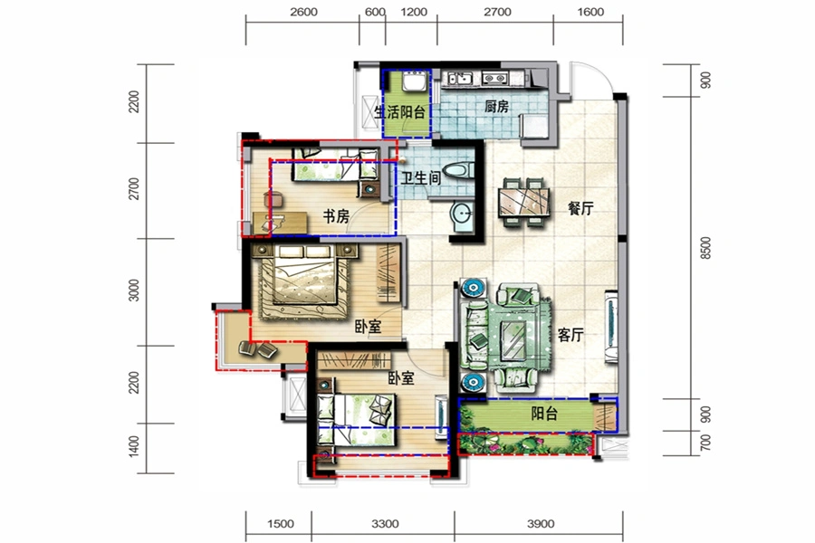 翡翠国际·君悦湾户型图