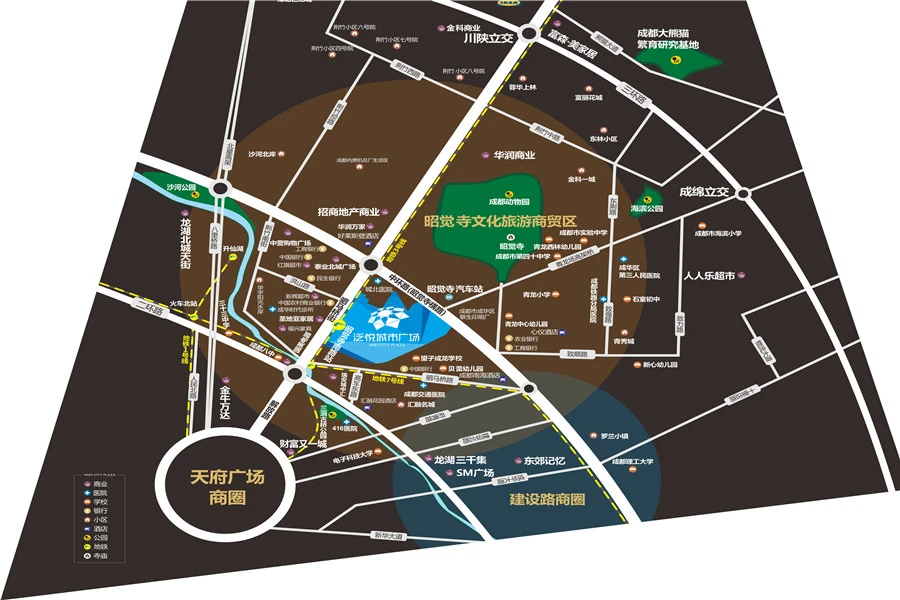 泛悦城市广场交通图