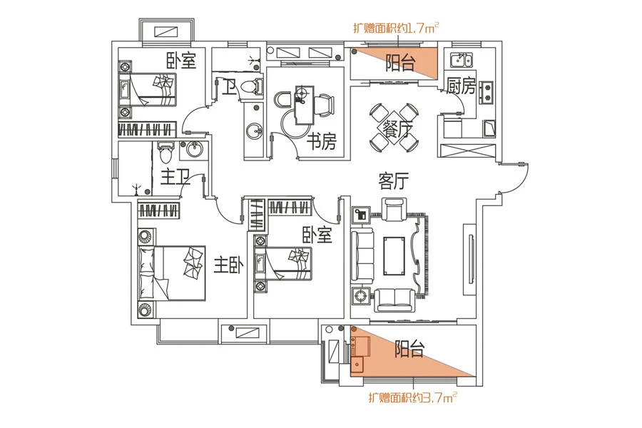 南昌联发君悦华庭户型介绍