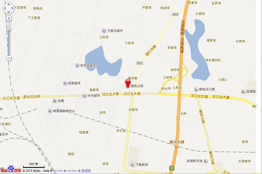 精英公馆AB座交通图