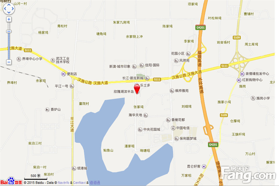 欣隆·湖滨半岛电子地图-武汉搜房网