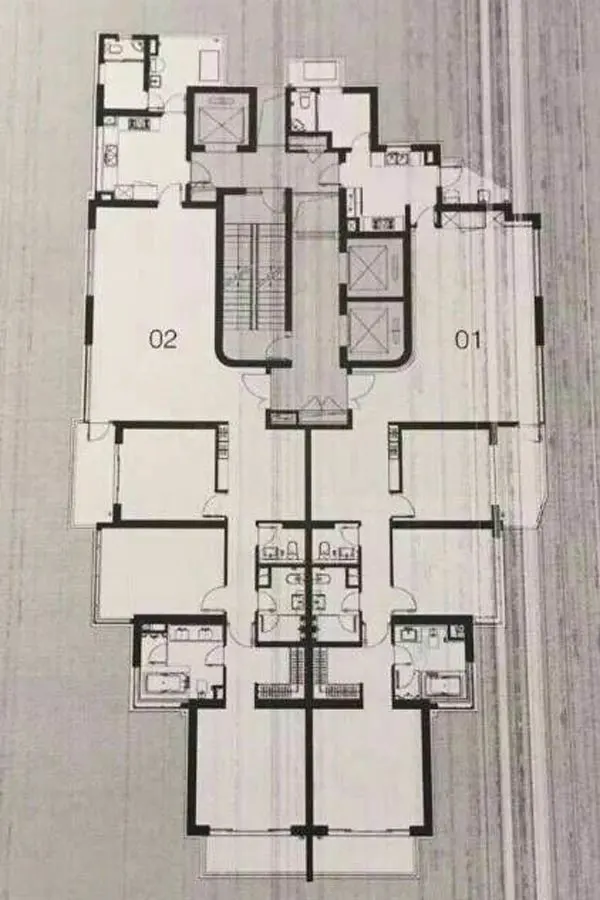 嘉天汇230平户型图 3室2厅3卫1厨 230.00㎡