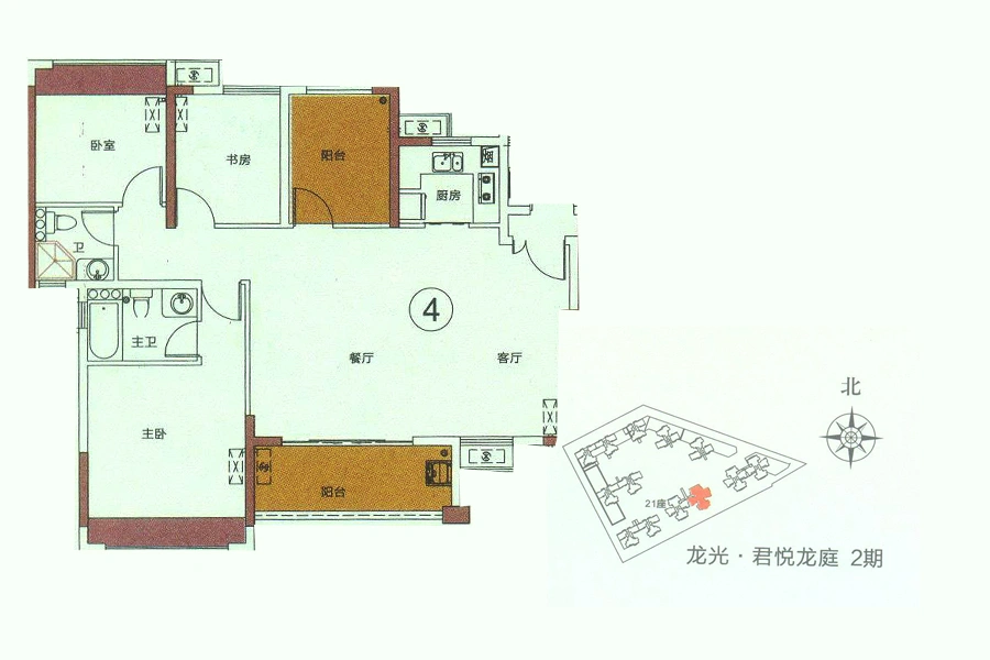 罗村 龙光君悦龙庭 低市场价大四房 带花园 入读光明