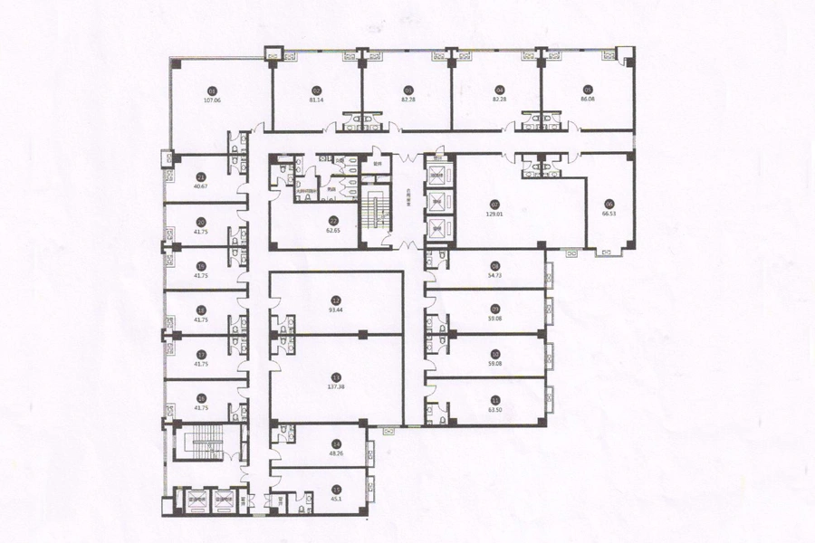 天盛大厦接受咨询 建筑面积40-150㎡户型