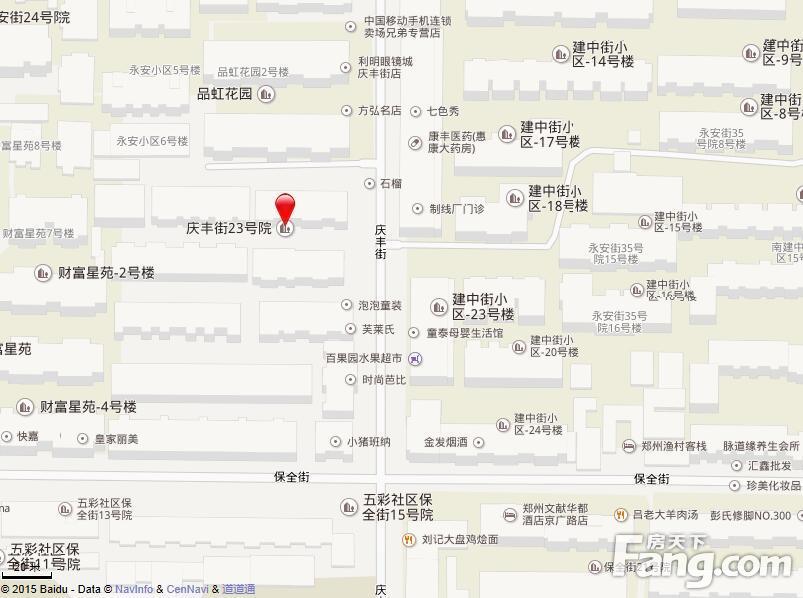 庆丰街23号交通图