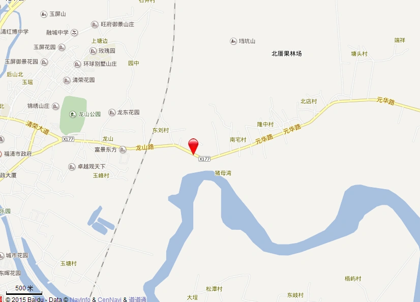福清三福龙景交通图