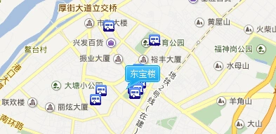 东宝楼交通图