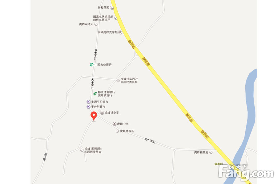 铜梁金钰华府地图