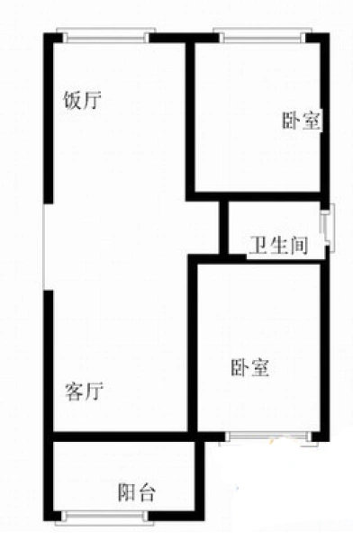 海富经典2室户型图 0室0厅0卫0厨 0.00㎡