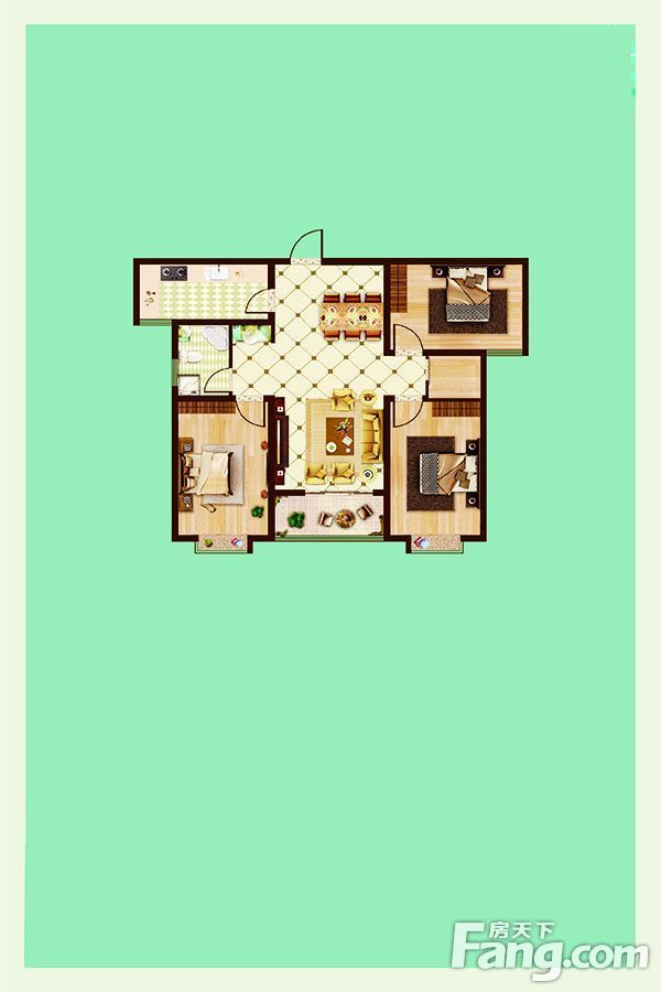 辰兴·优山美郡l户型户型图