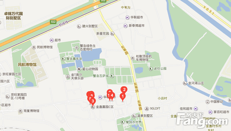 金盏嘉园位于东苇路与金港南路交口西南角(望京蟹岛度假村南侧),小区图片