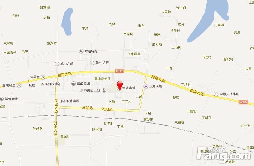 金谷鑫城交通图