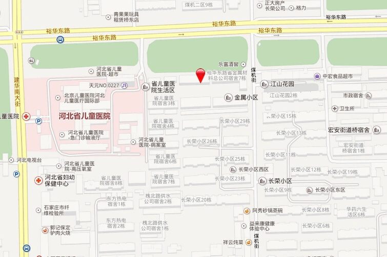 金属公司宿舍交通图