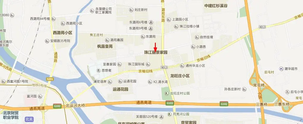 珠江丽景家园交通图