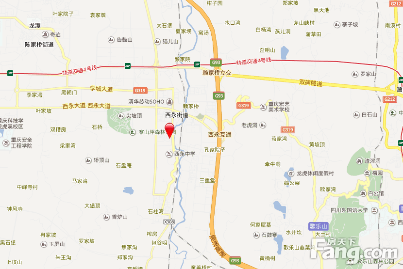西城科景位于重庆市沙坪坝区西永镇微电产业园区旁,项目占地面积4221图片