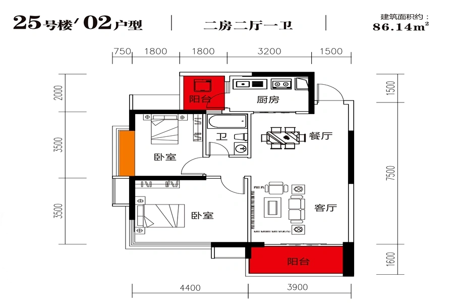 华凯逸悦豪庭户型图