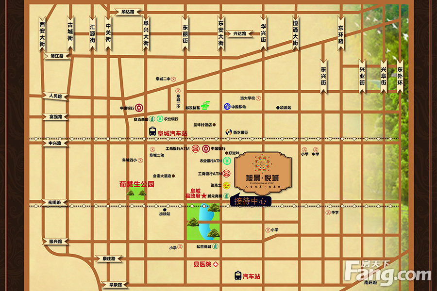 交通图:旭景悦城区位图