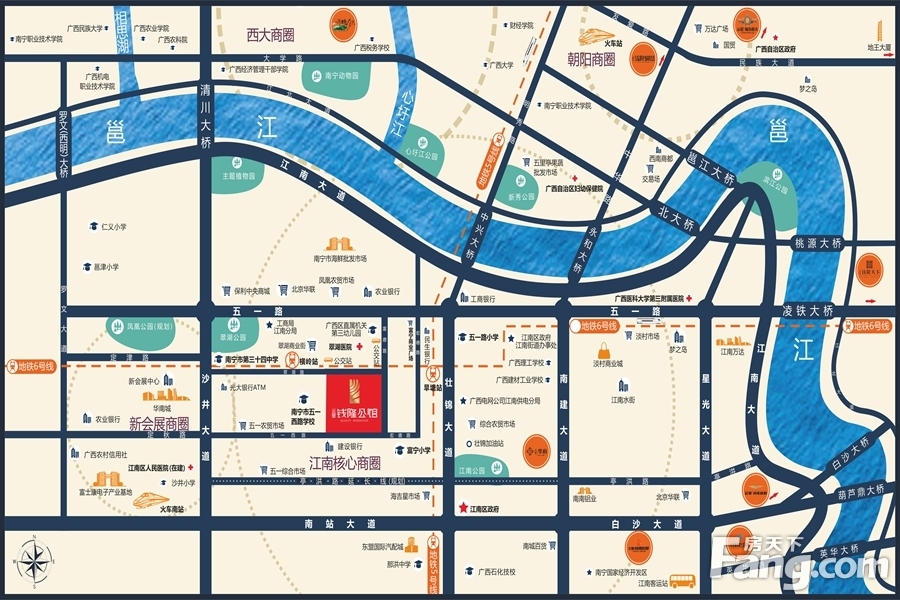 云星·钱隆公馆交通图