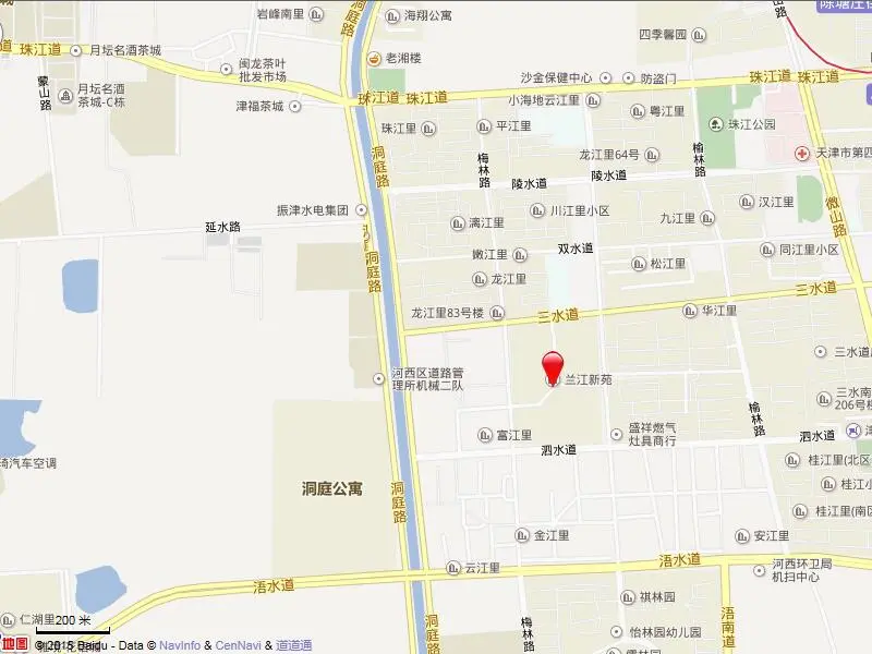 兰江新苑交通图