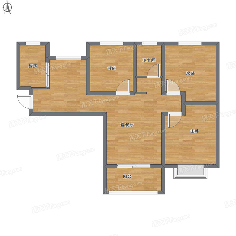 绿都丹石街区绿都丹石街区户型图四期b4户型图 2室2厅