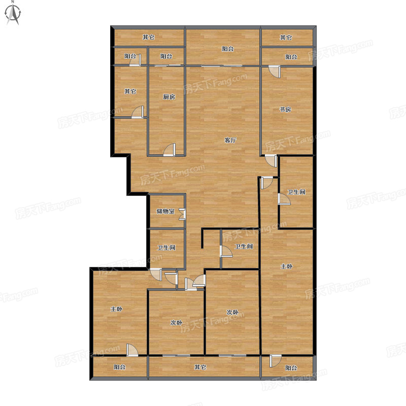 一瓶,朱雀门,中信城(中华家园,南北大五居,诚售