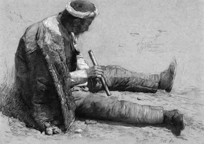 海上优秀艺术家素描作品展--五彩春天 纸上黑白