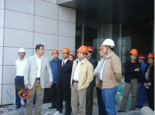 苏高新集团领导视察第三置业商务广场 苏高新集团领导视察第三置业商务广场