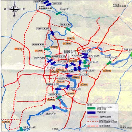 快速路三横线 石坪隧道 2007-2008年 快速路一横线 外环线玉峰山隧道