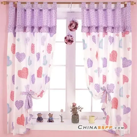 粉色系窗帘 营造浪漫的公主式感觉(组图) 粉色系窗帘 营造浪漫的公主式感觉(组图)