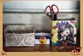 变废为宝 DIY小文具盒让桌面丰富起来(组图) DIY 家居 文具盒