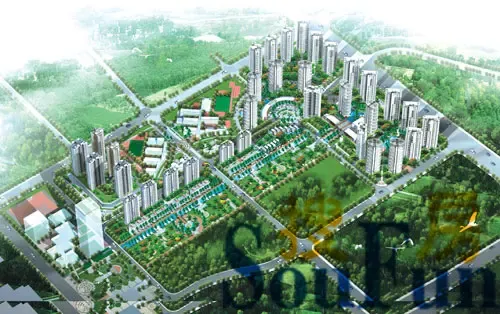 海峡国际社区鸟瞰图,从中可以看出社区恢宏的体量 海峡国际社区鸟瞰图,从中可以看出社区恢宏的体量