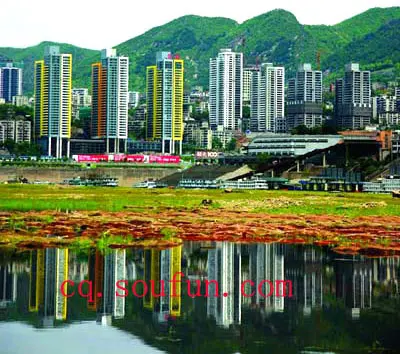 重庆滨江地产代表之一阳光100国际新城实景