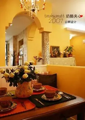 外企白领MM7万装67平1居室 浓郁美式风情(图)