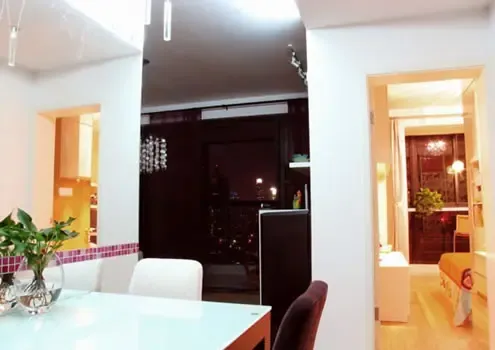 看装潢高手如何把74平1房1厅改成2房2厅(组图) 看装潢高手如何把74平1房1厅改成2房2厅(组图)