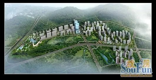 (融汇国际温泉城整体规划图)