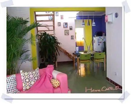 北漂族的个性小复式 6000元将出租屋变美家(图