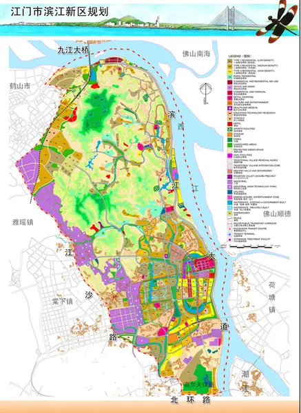 特别滨江新区启动区地处北环路以北; ”江门市规划局副局长亢雁