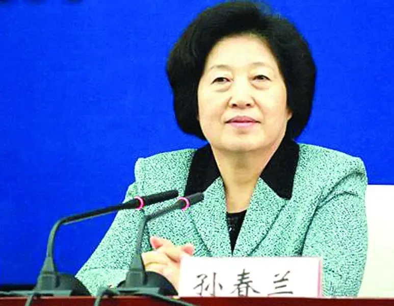 王鸿举卸任重庆市长 孙春兰成唯一女省委书记