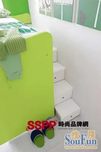 男孩<em>女孩</em>都<em>喜爱的颜色</em> 绿色卧室打造最理想空