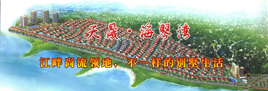 天晟海琴湾—江畔尚流领地 环岛别墅生活