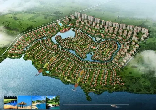 威尼斯城鸟瞰图