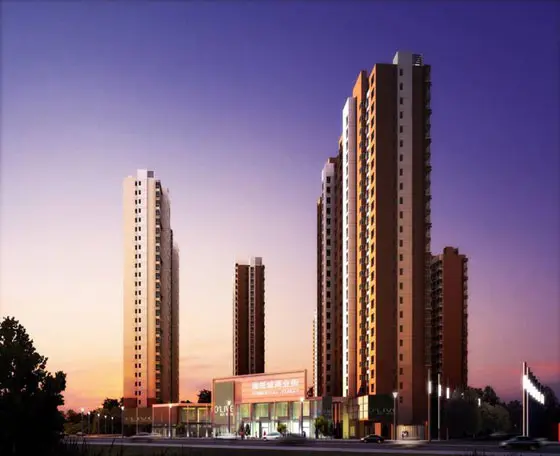 北京融科橄榄城项目效果图